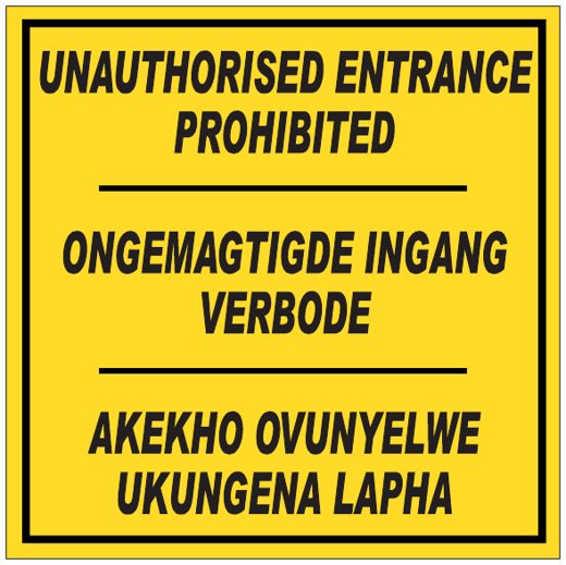 Assorted Signs AS 23