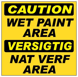 Caution Wet Paint