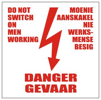 Danger Men Working