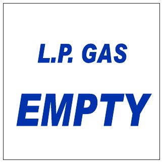 L.P. Gas Emnty