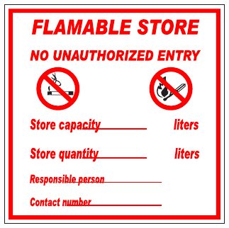 s Flamable Store