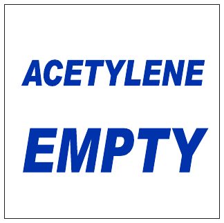 Acetylene Empty