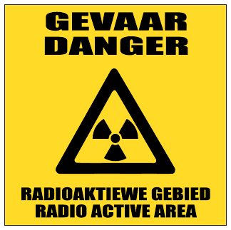 Danger Radio Active Area