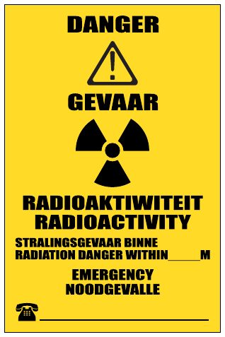 Danger Radioactivity