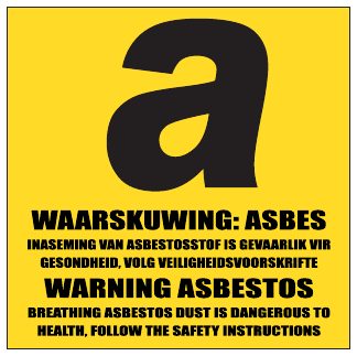 Ashestos Dust Warning