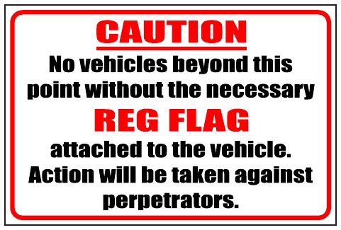 Caution Red Flag