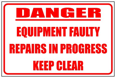 Equipment Faulty Ne