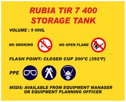 Ruhia Tir 7 400 Storage Tank