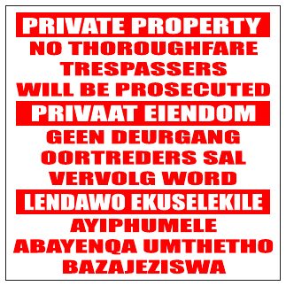 Private Property