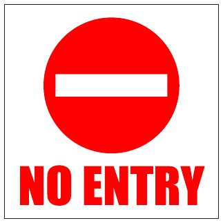 No Entry