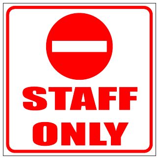 Staff only