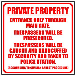 Private Property