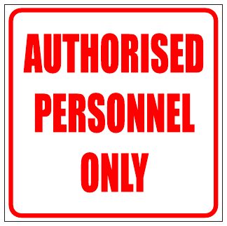 Personnel Only