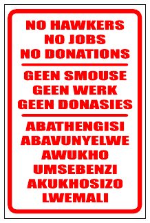 No Hawkers