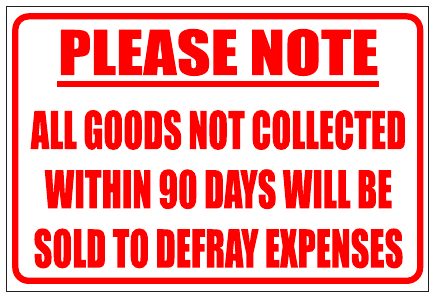 Goods Not Collected