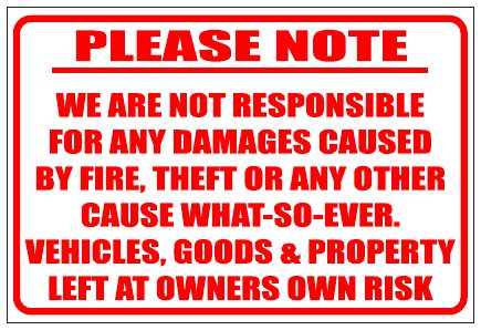 No Responsibility