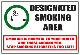 Designated Smoking Area