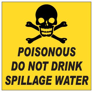 Poisonous Spillage Water