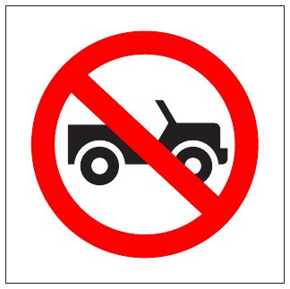 No Off Roading