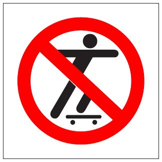 No Skate Boards
