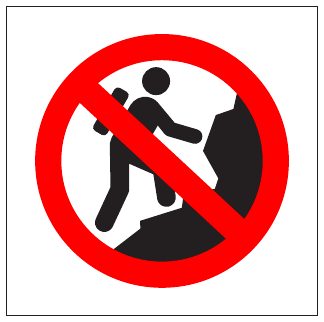 No Rock Climbing