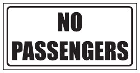 e No Passengers N