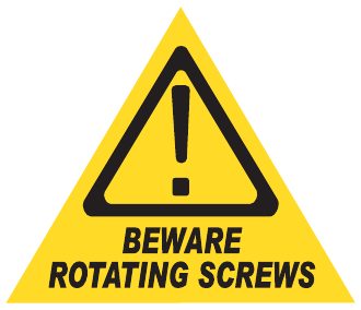 Beware Rotating Screws