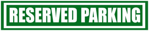 Reserved Parking