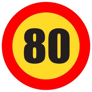Speed Limit 80km/h