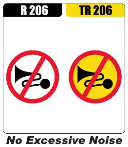 Regulatory Signs K 206