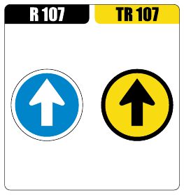 Proceed Straight Only