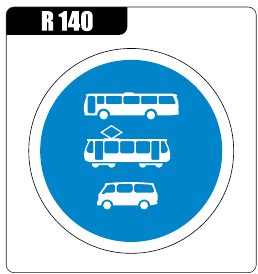 Busses, Trams & Mini-busses Only