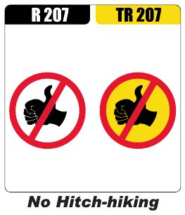 Regulatory Signs R 207