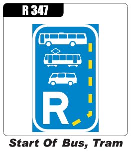 Mini-Bus Lane Right Reservation