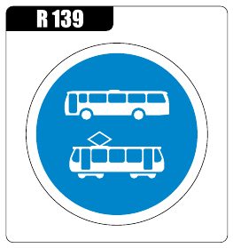 Busses & Trams Only